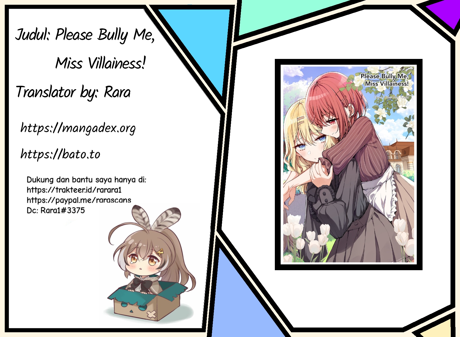 Please Bully Me, Miss Villainess! Chapter 3 - halaman 1