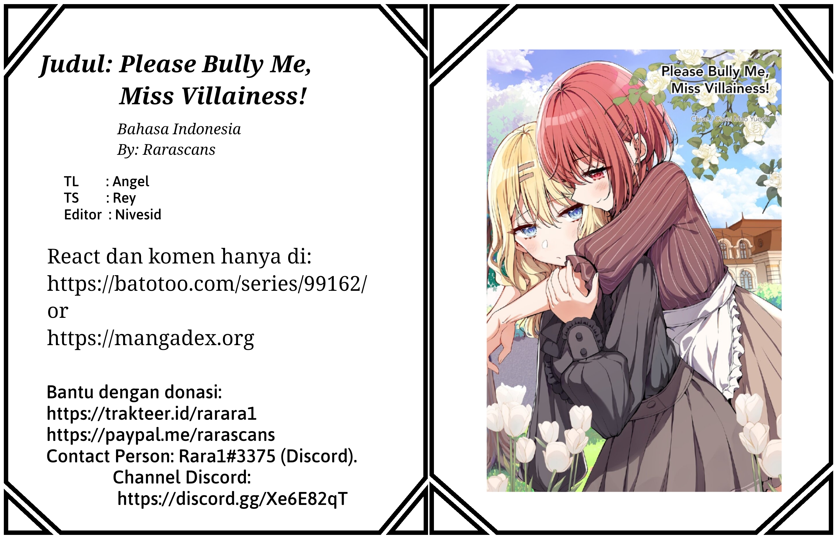 Please Bully Me, Miss Villainess! Chapter 5 - halaman 1