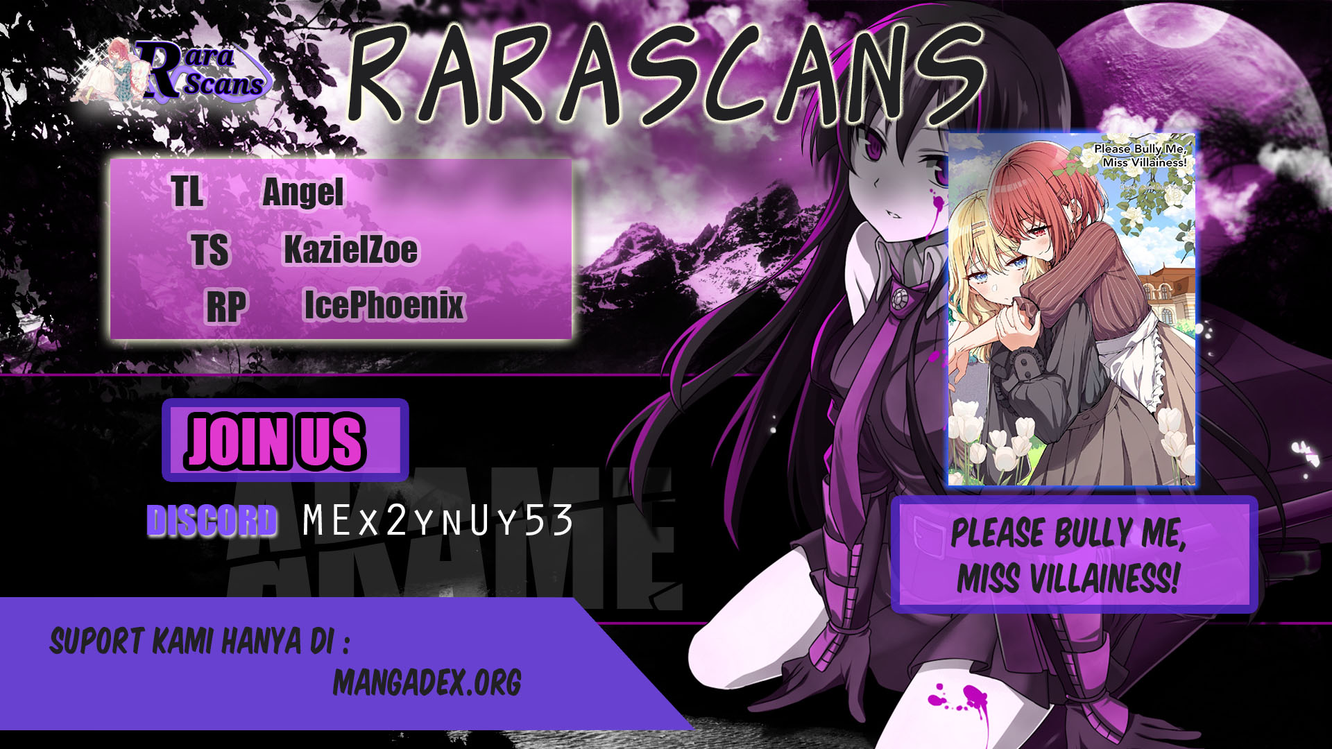 Please Bully Me, Miss Villainess! Chapter 8 - halaman 1