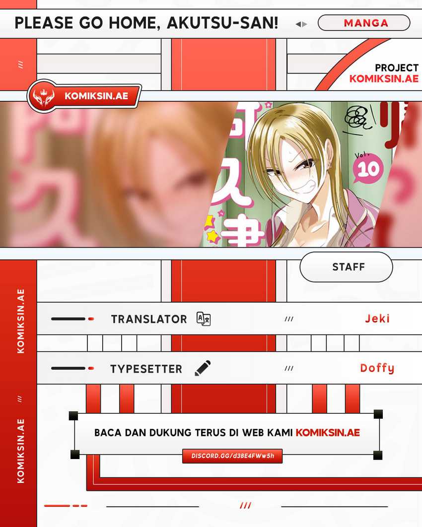Please Go Home, Akutsu-san! Chapter 189.3 - halaman 1