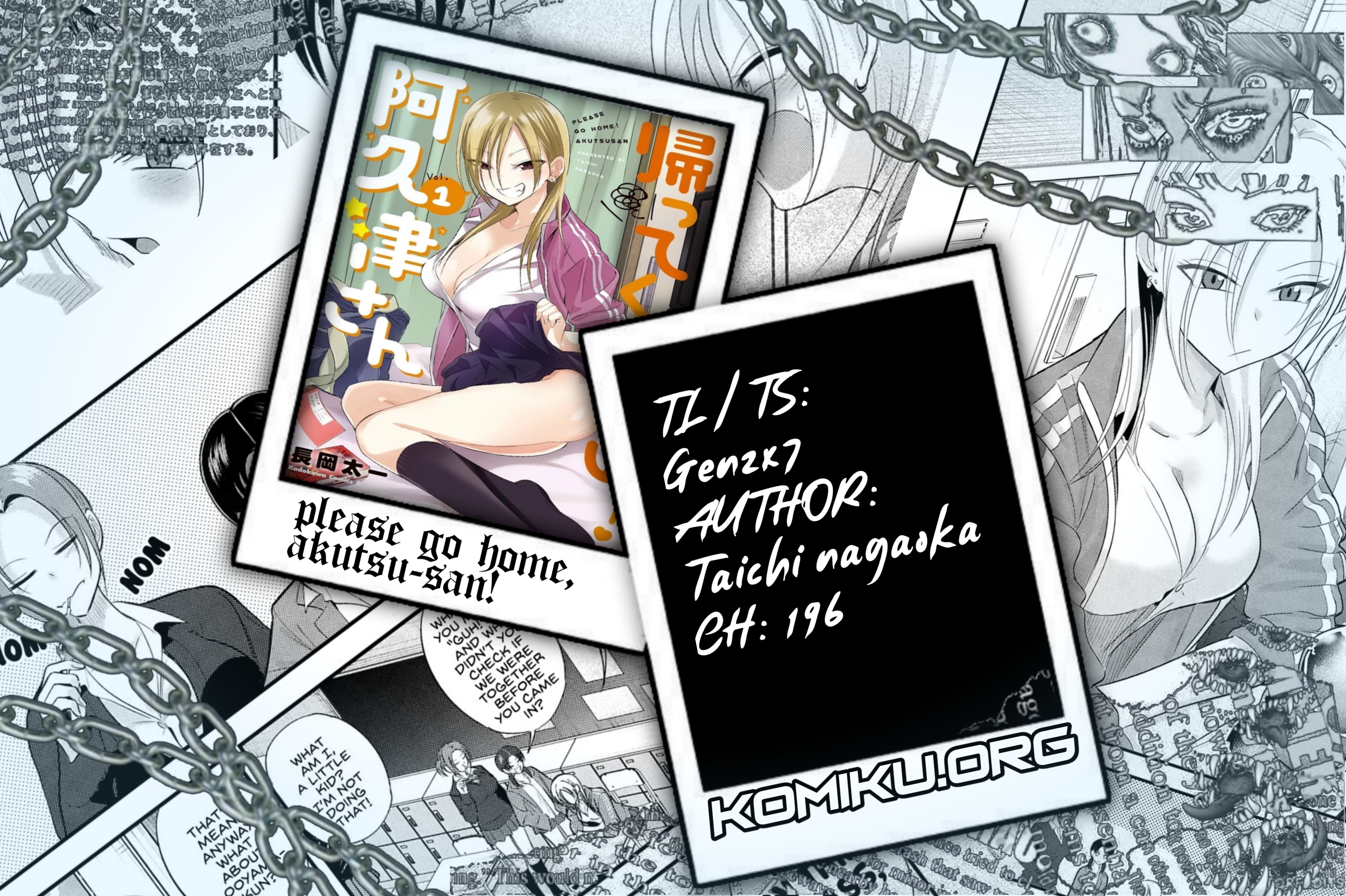 Please Go Home, Akutsu-san! Chapter 196 - halaman 1