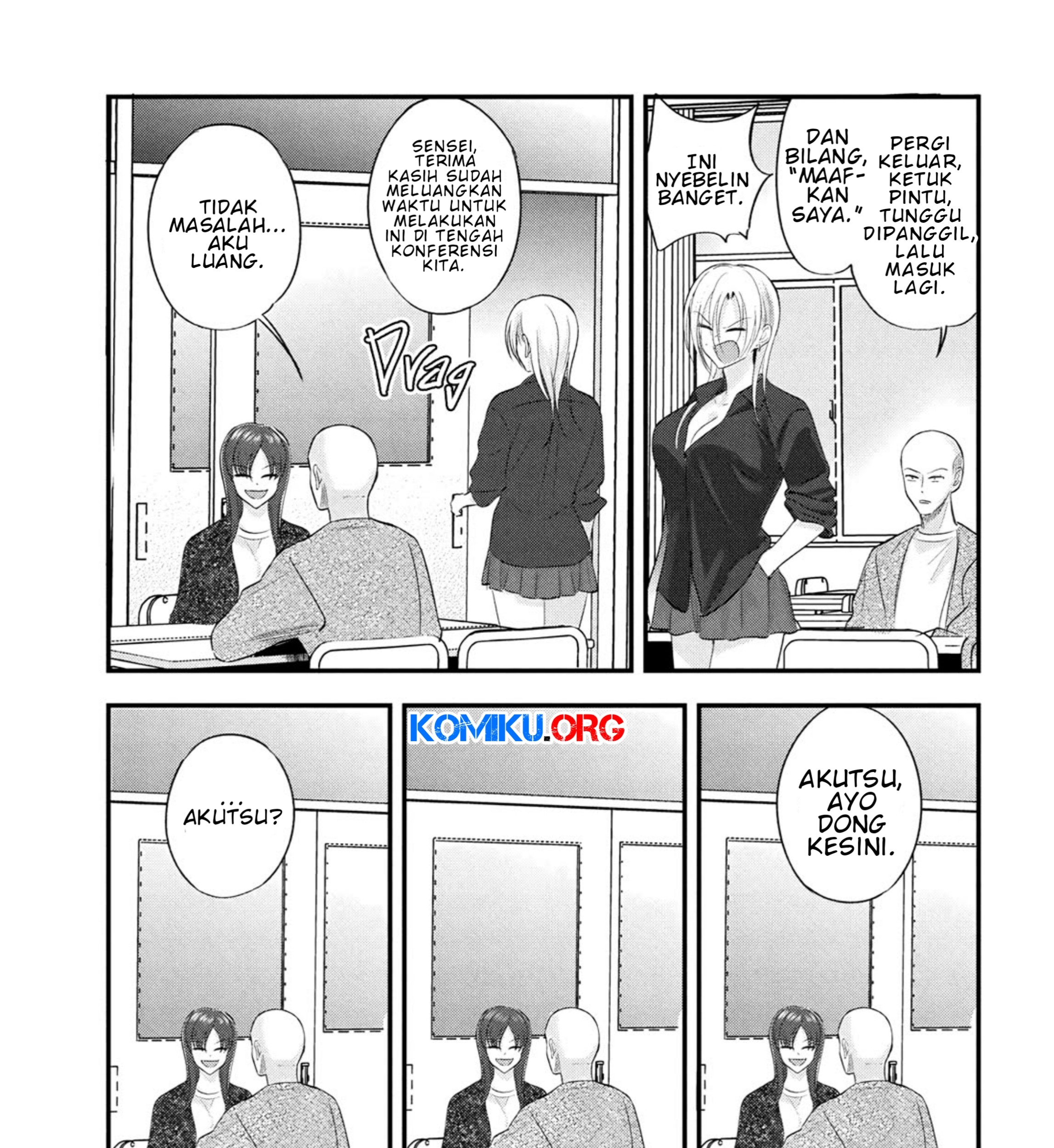 Please Go Home, Akutsu-san! Chapter 196 - halaman 18