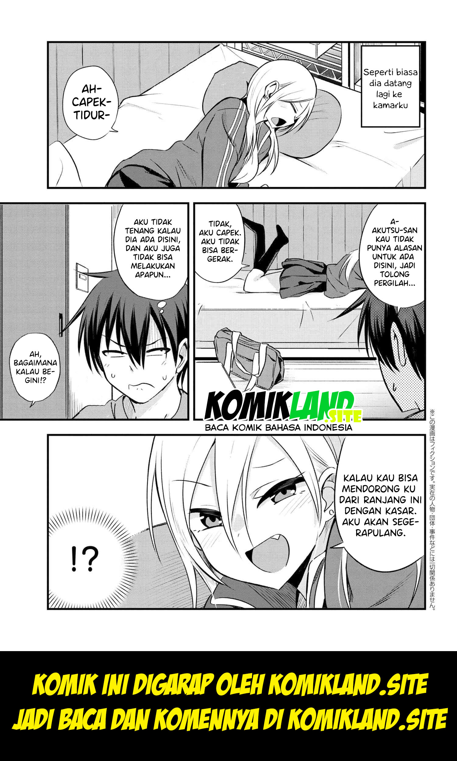 Please Go Home, Akutsu-san! Chapter 3 - halaman 2