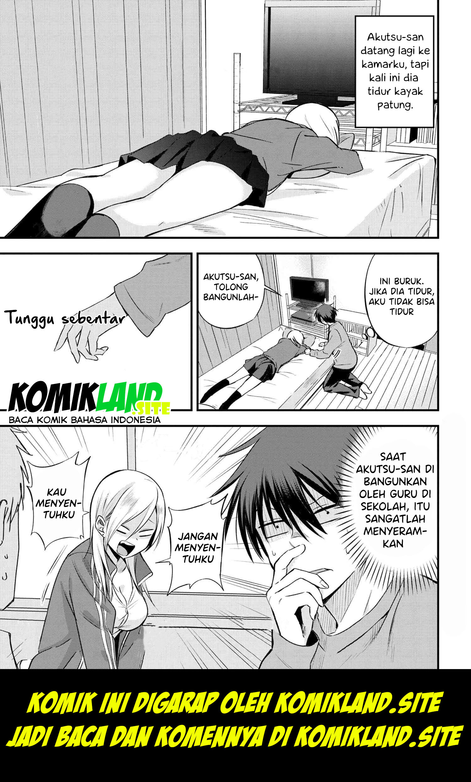 Please Go Home, Akutsu-san! Chapter 4 - halaman 2
