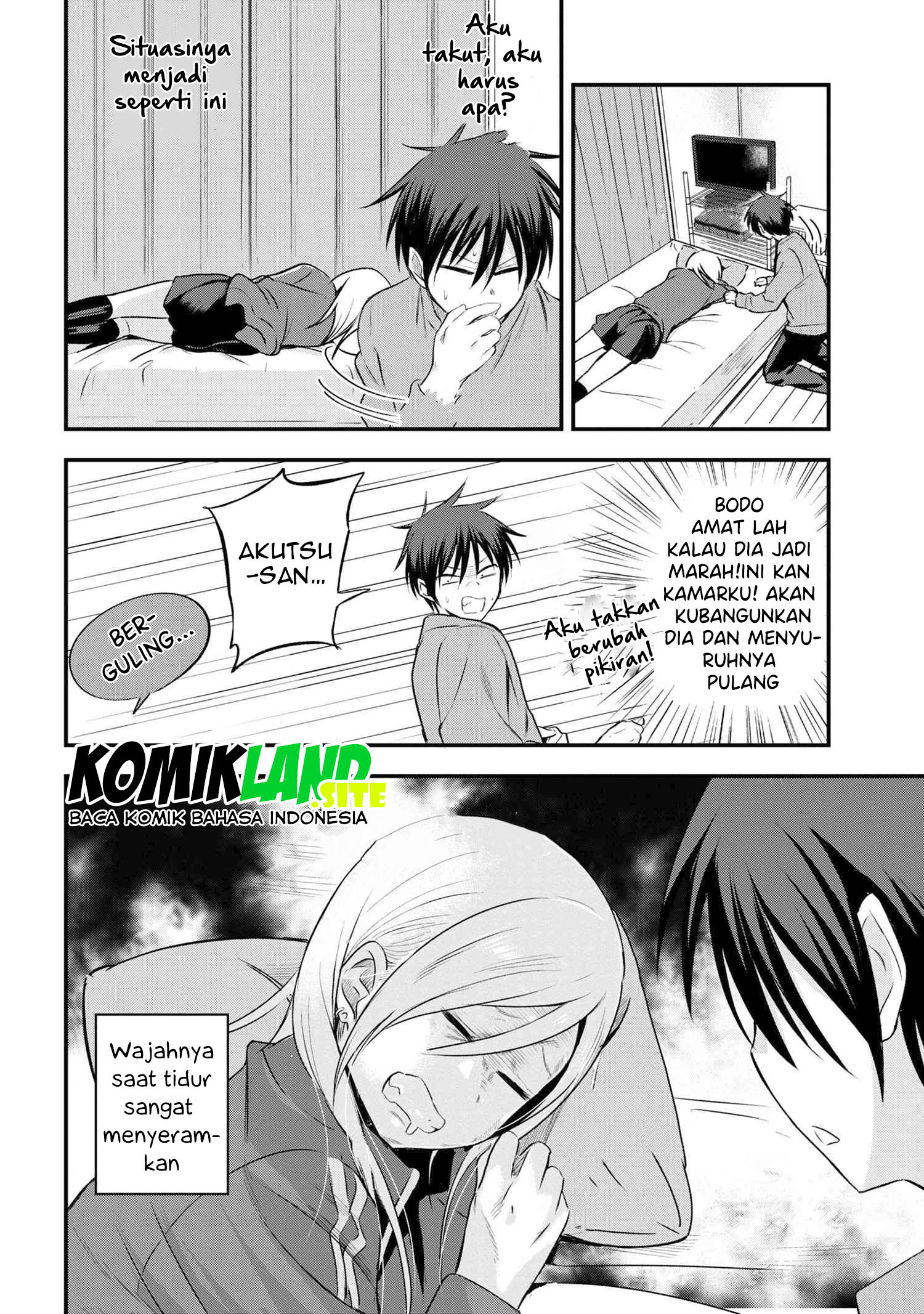 Please Go Home, Akutsu-san! Chapter 4 - halaman 3