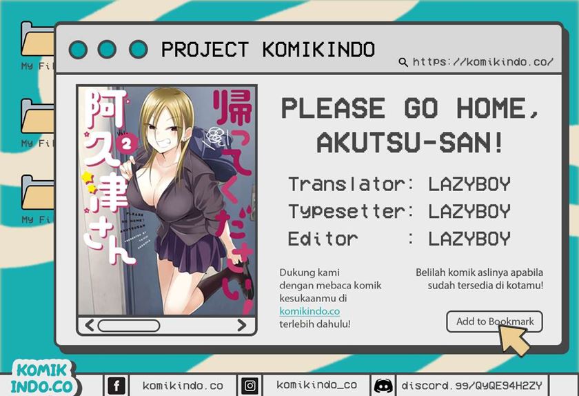 Please Go Home, Akutsu-san! Chapter 49 - halaman 1