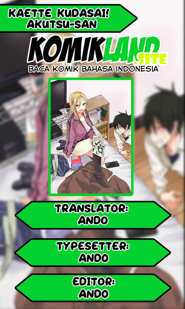 Please Go Home, Akutsu-san! Chapter 5 - halaman 1