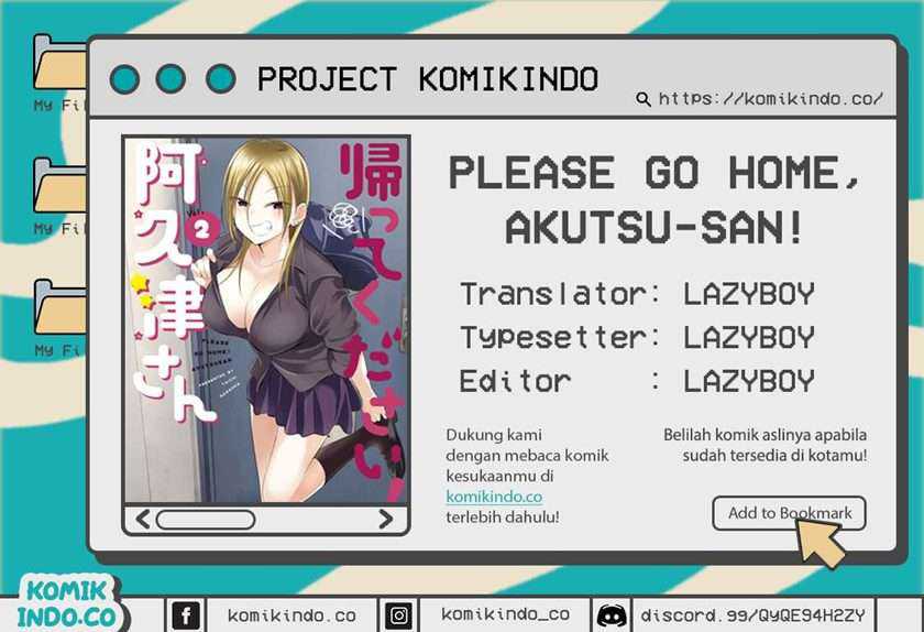 Please Go Home, Akutsu-san! Chapter 66 - halaman 1