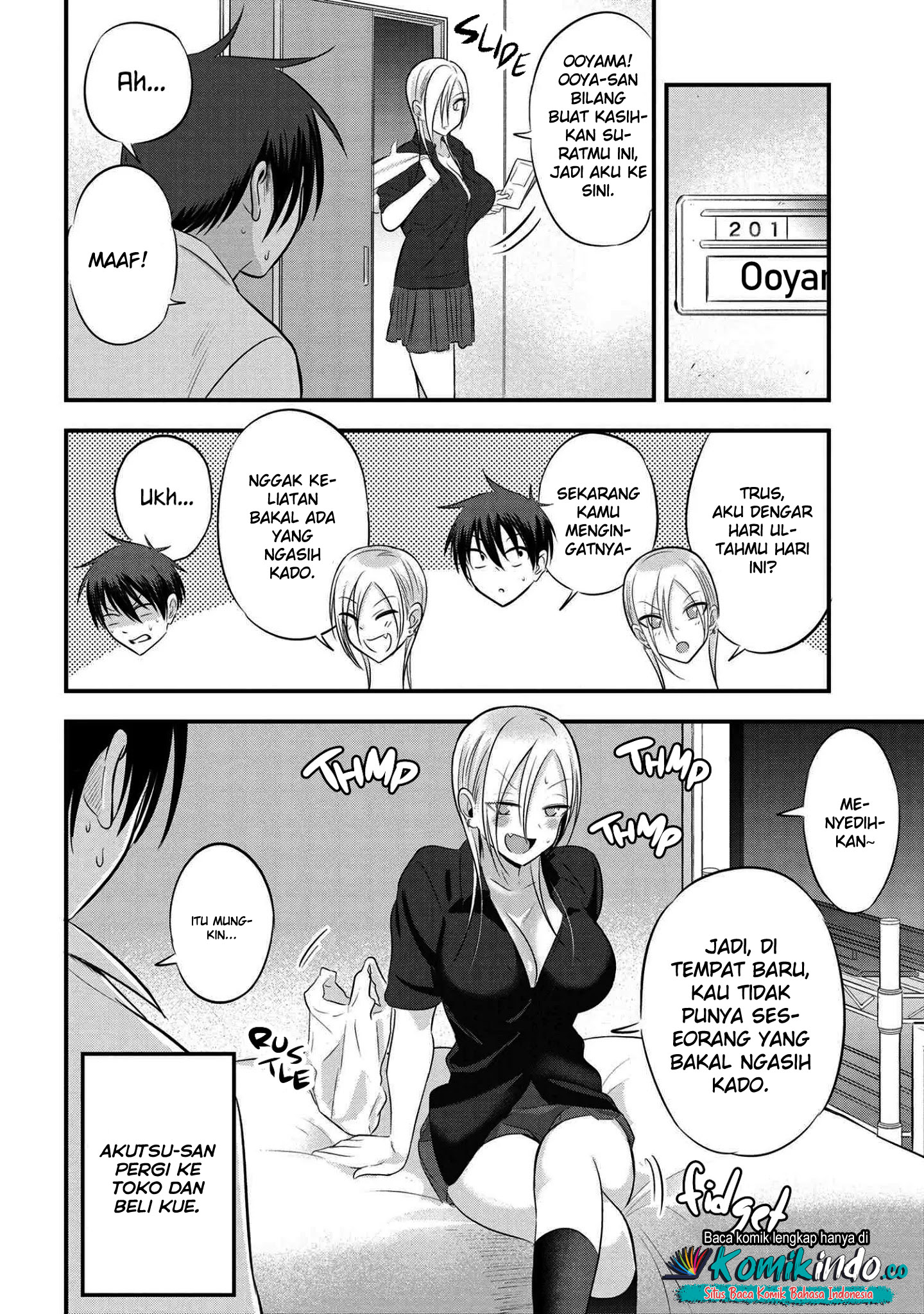 Please Go Home, Akutsu-san! Chapter 68 - halaman 3