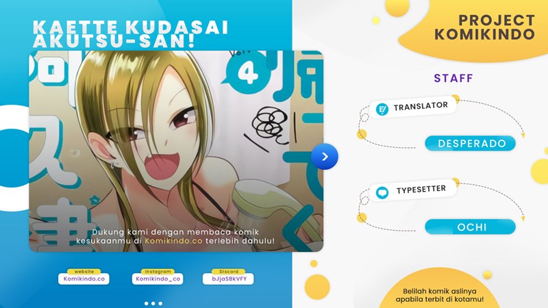 Please Go Home, Akutsu-san! Chapter 94 - halaman 1