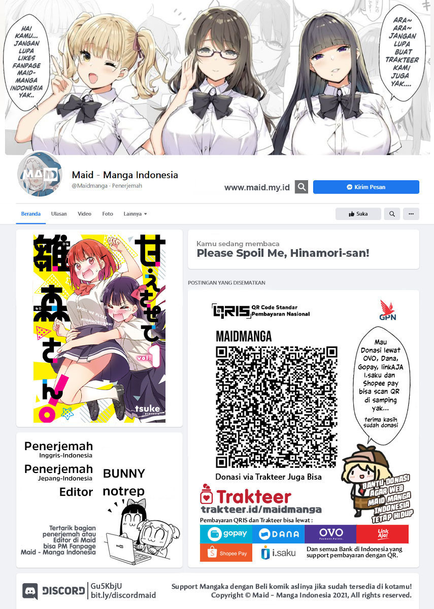 Please Spoil Me, Hinamori-san! Chapter 13 - halaman 2