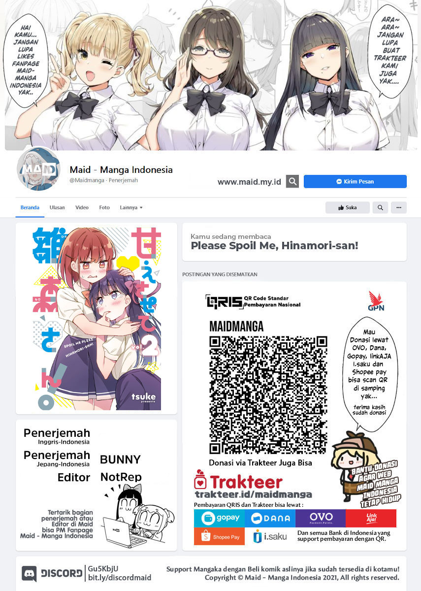 Please Spoil Me, Hinamori-san! Chapter 15 - halaman 2