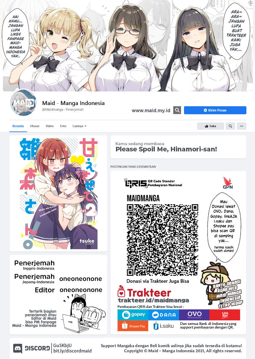 Please Spoil Me, Hinamori-san! Chapter 16 - halaman 2