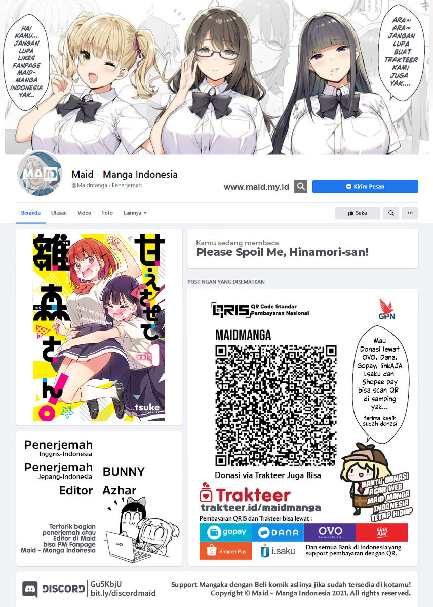 Please Spoil Me, Hinamori-san! Chapter 8 - halaman 2