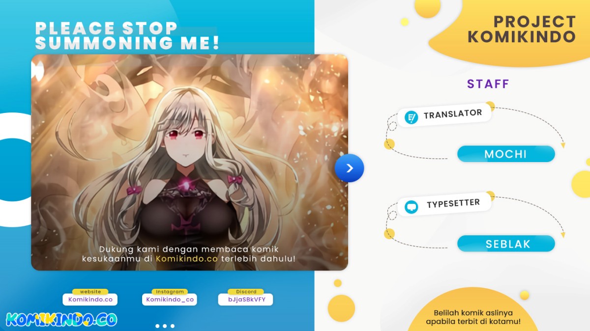 Please Stop Summoning Me! Chapter 1 - halaman 1