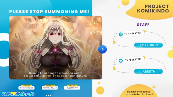 Please Stop Summoning Me! Chapter 8 - halaman 1