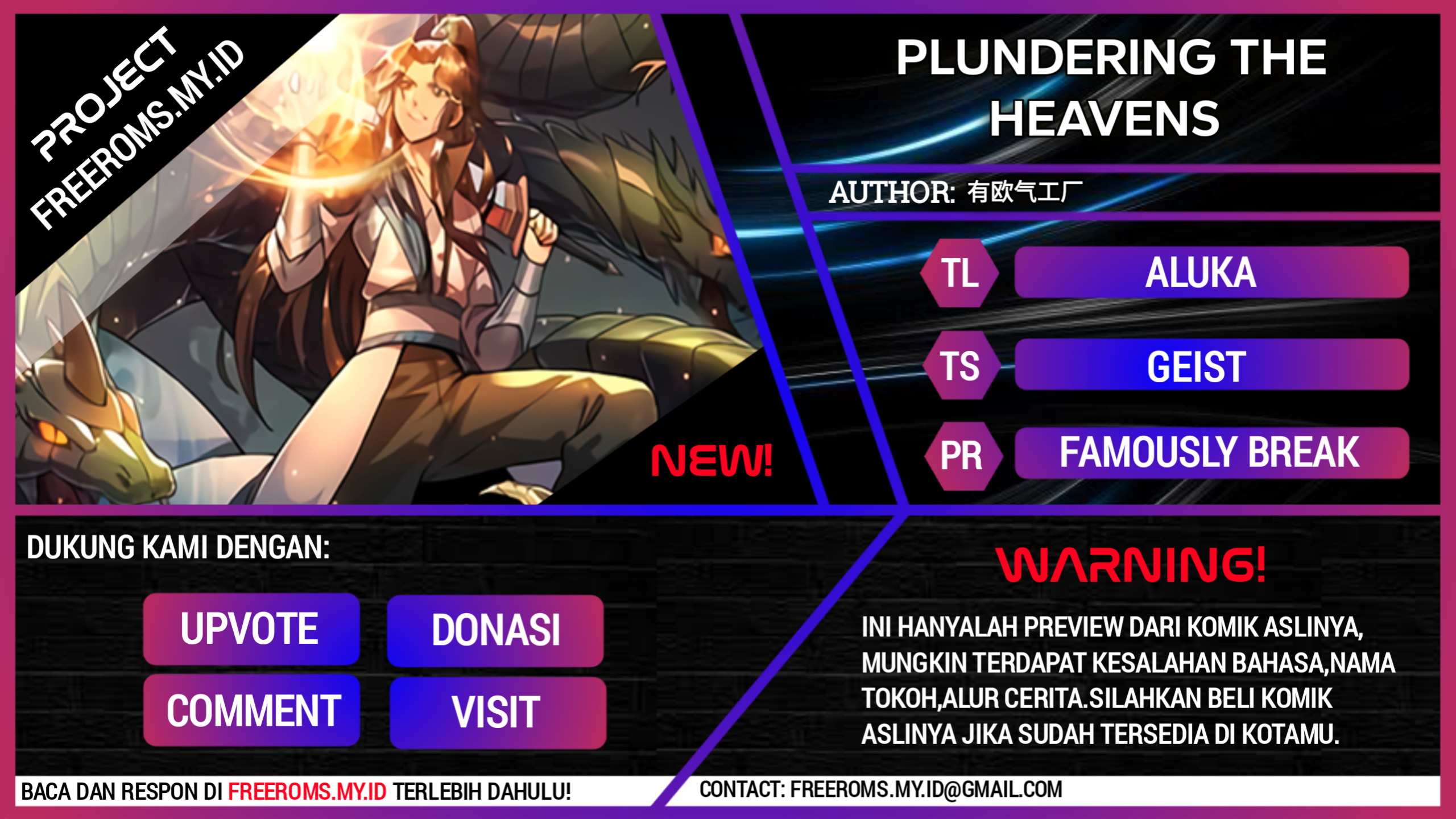 Plundering The Heavens Chapter 7 - halaman 1