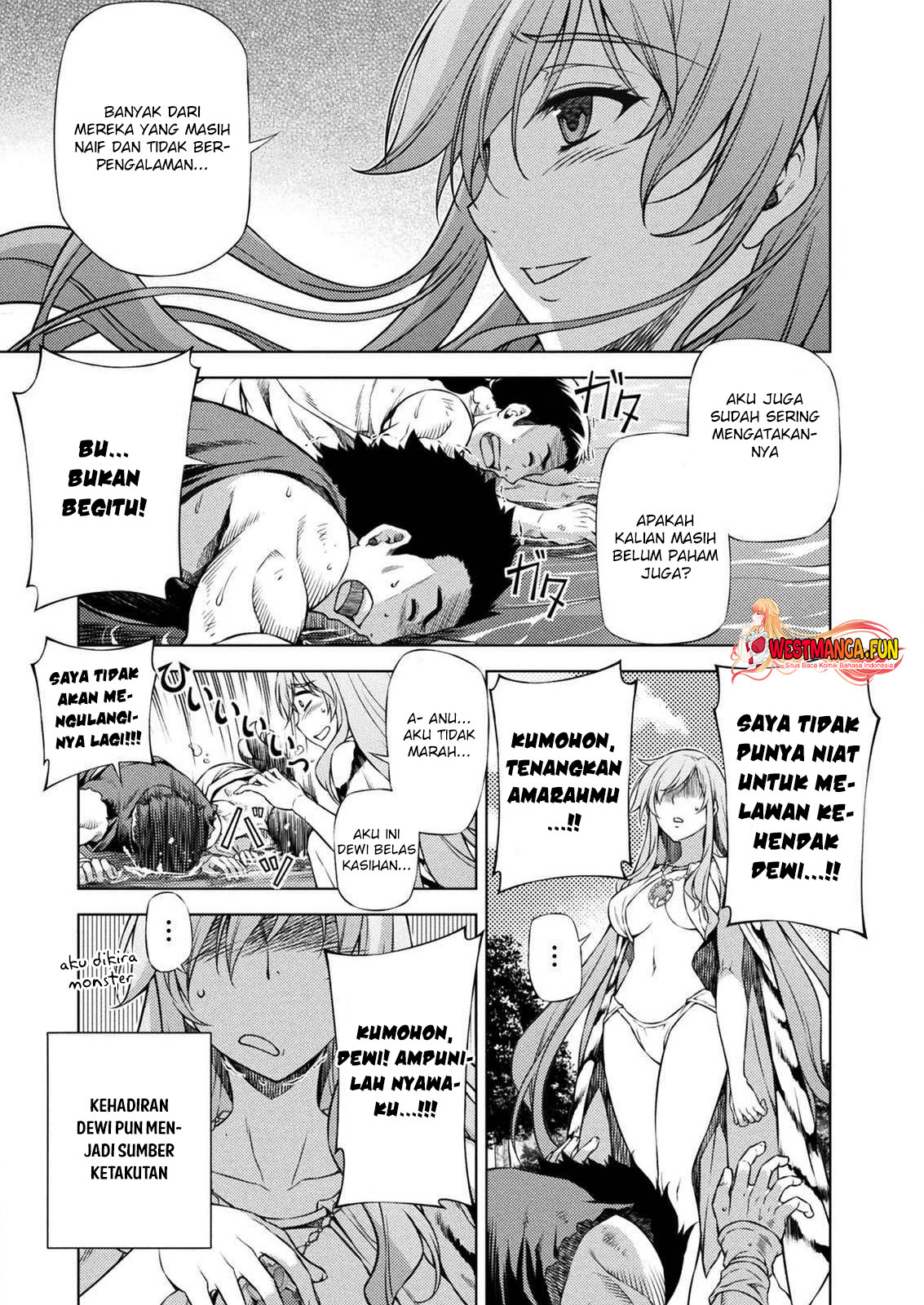 Ponkotsu Megami no Isekai Souseiroku Chapter 4 - halaman 6