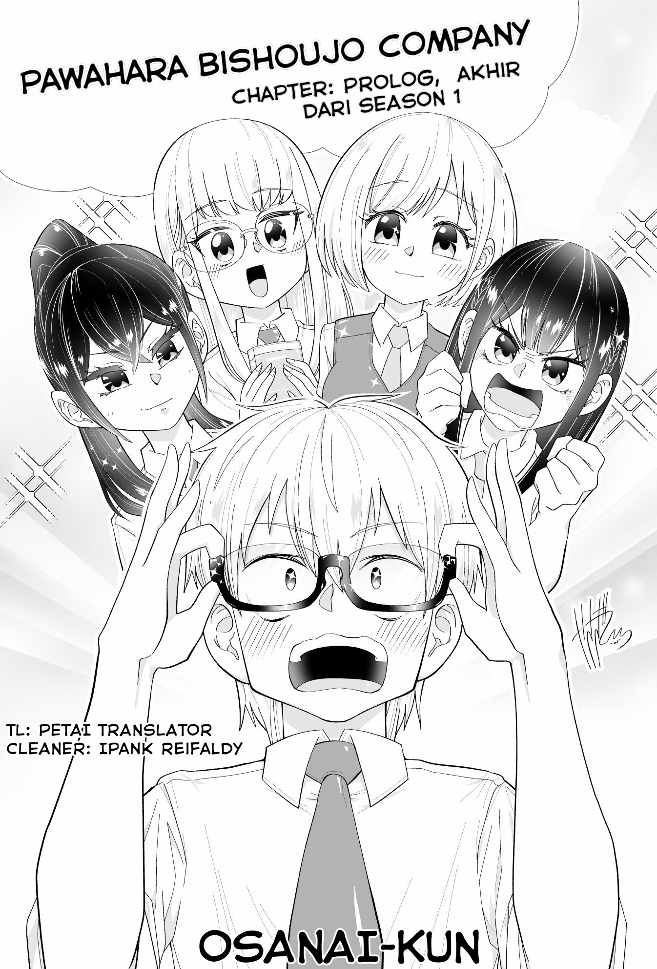 Power Harassment Bishoujo Company Chapter 18.5 - halaman 1