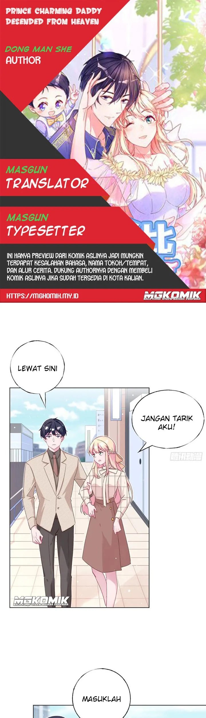 Prince charming daddy descended from heaven Chapter 37 - halaman 1