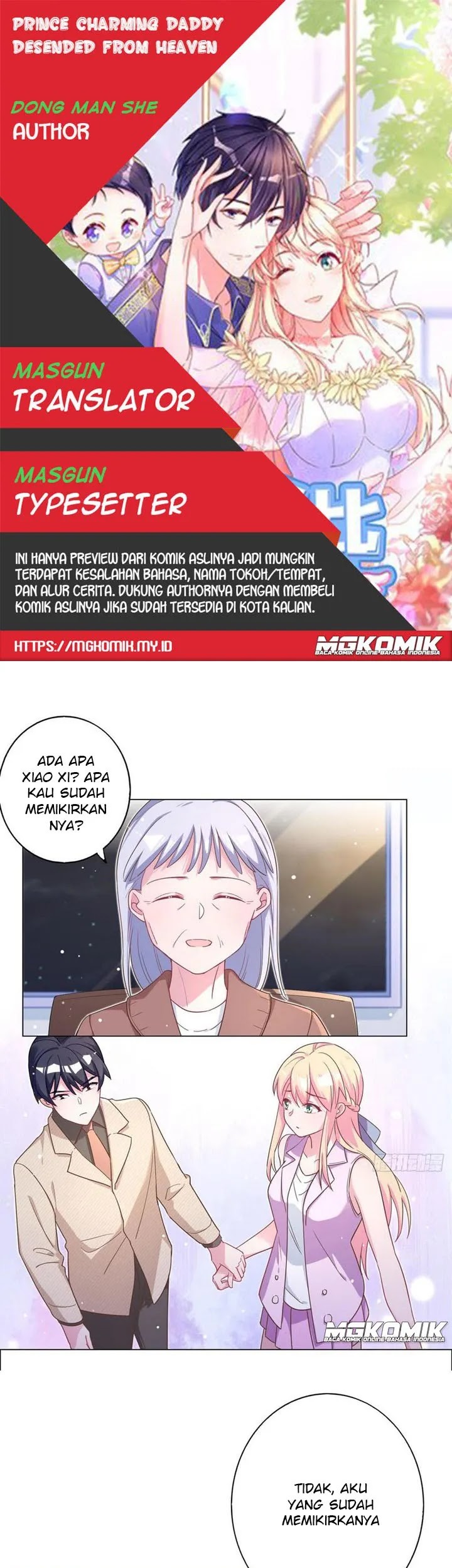 Prince charming daddy descended from heaven Chapter 63 - halaman 1