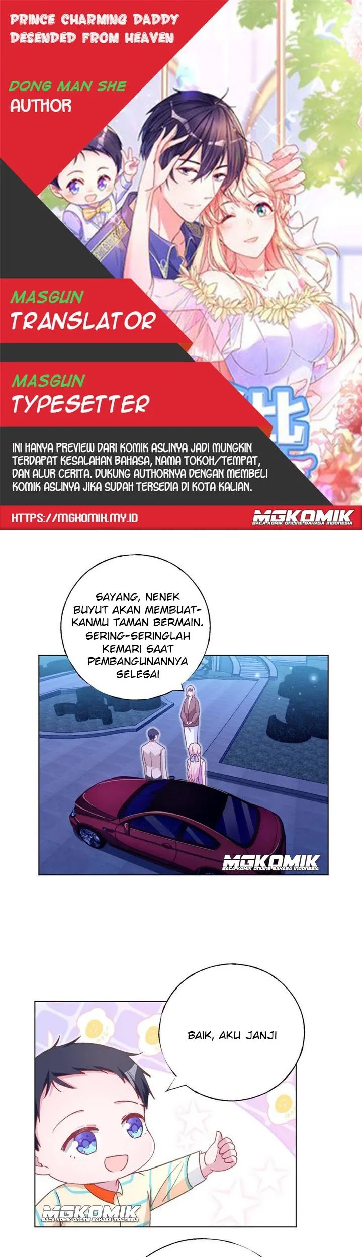 Prince charming daddy descended from heaven Chapter 64 - halaman 1