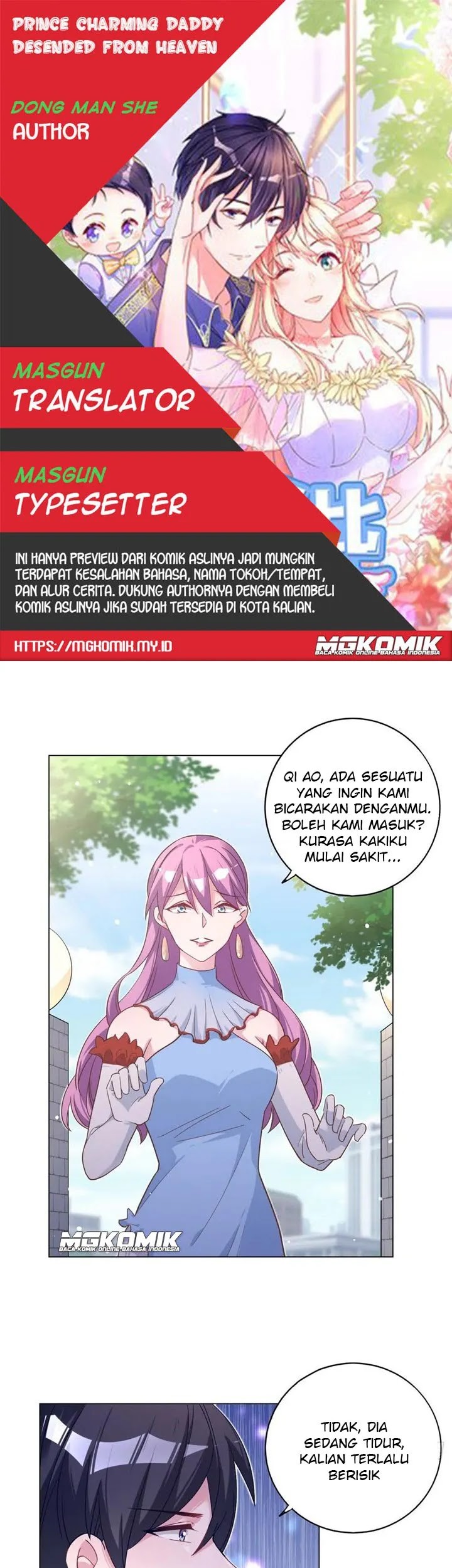 Prince charming daddy descended from heaven Chapter 71 - halaman 1