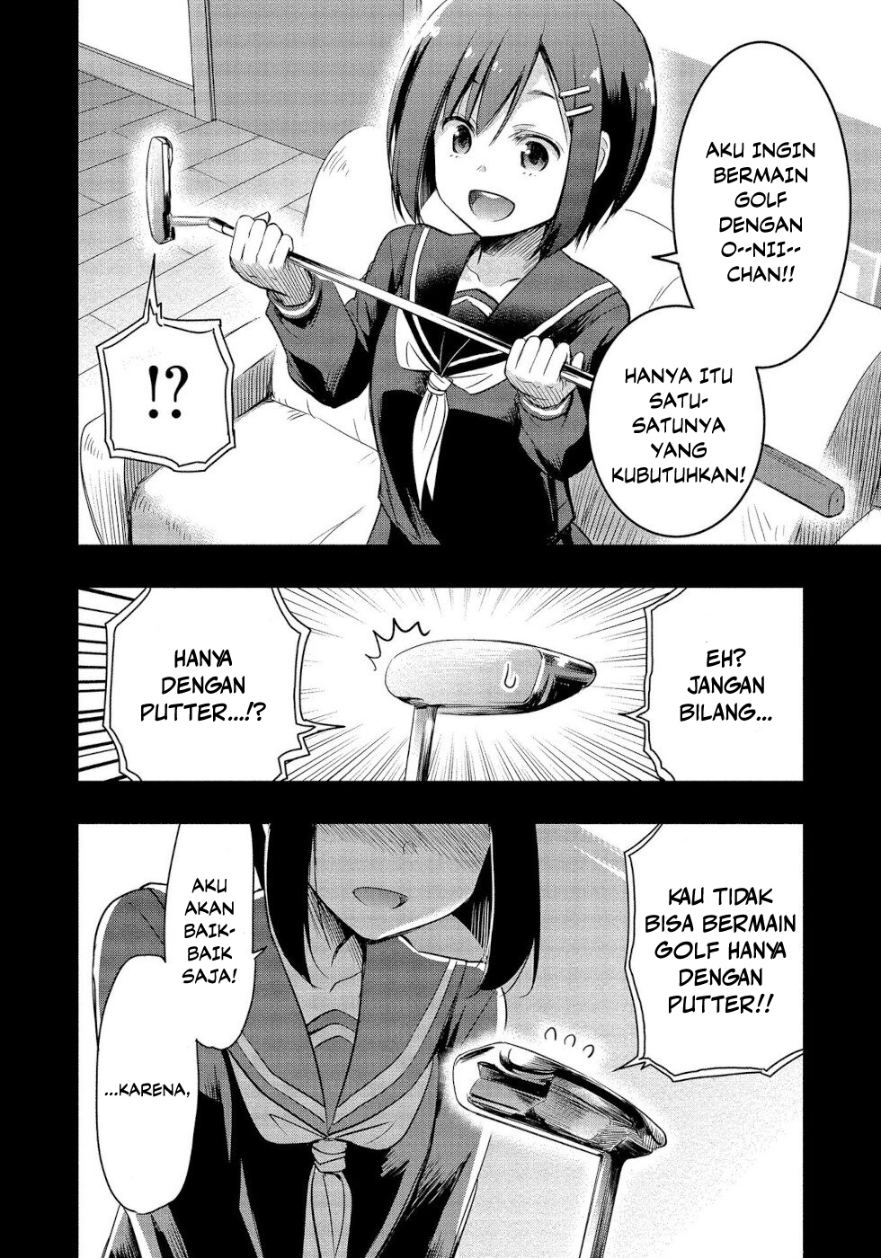 Pro Golfer no Ore ga Imouto no Putter ni Tensei shiteshimatta Ken Chapter 1.2 - halaman 12