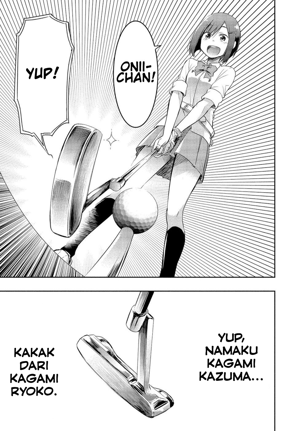 Pro Golfer no Ore ga Imouto no Putter ni Tensei shiteshimatta Ken Chapter 1.2 - halaman 3