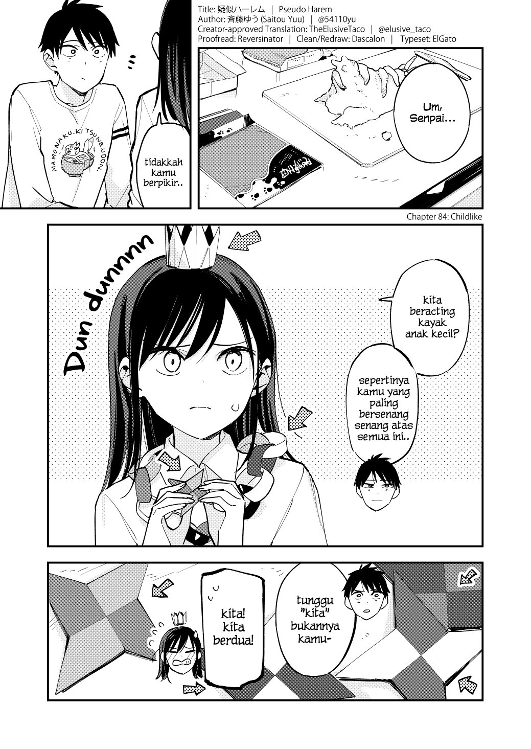 Pseudo Harem Chapter 84 - halaman 1