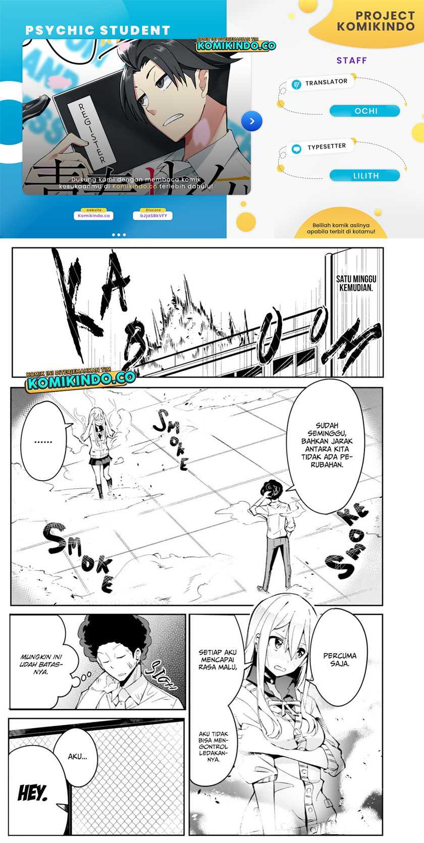 Psychic Students And A Lazy Teacher Chapter 1.2 - halaman 1