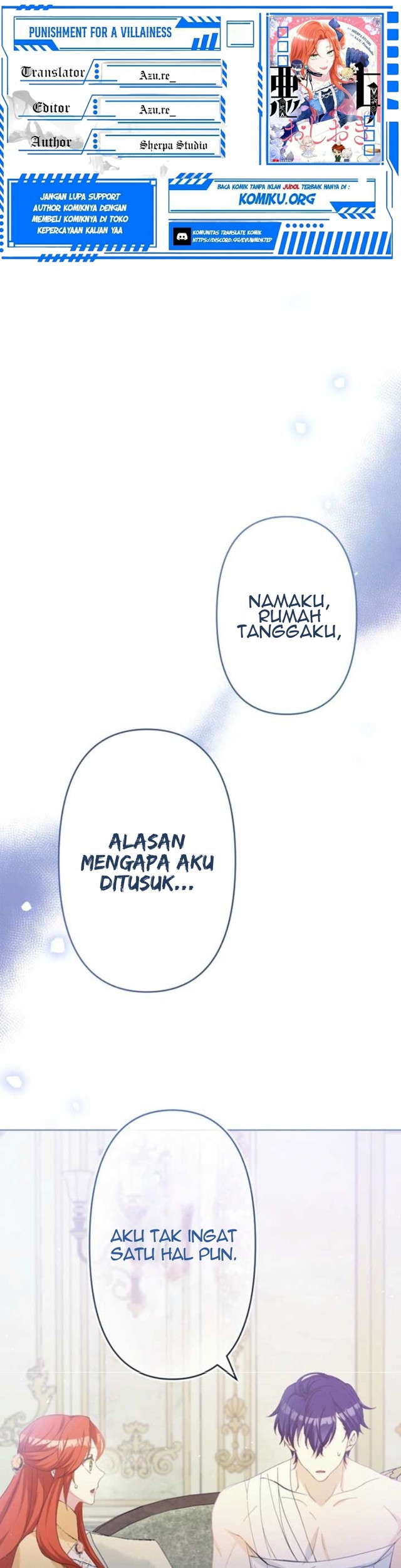 Punishment for a Villainess Chapter 10 - halaman 1