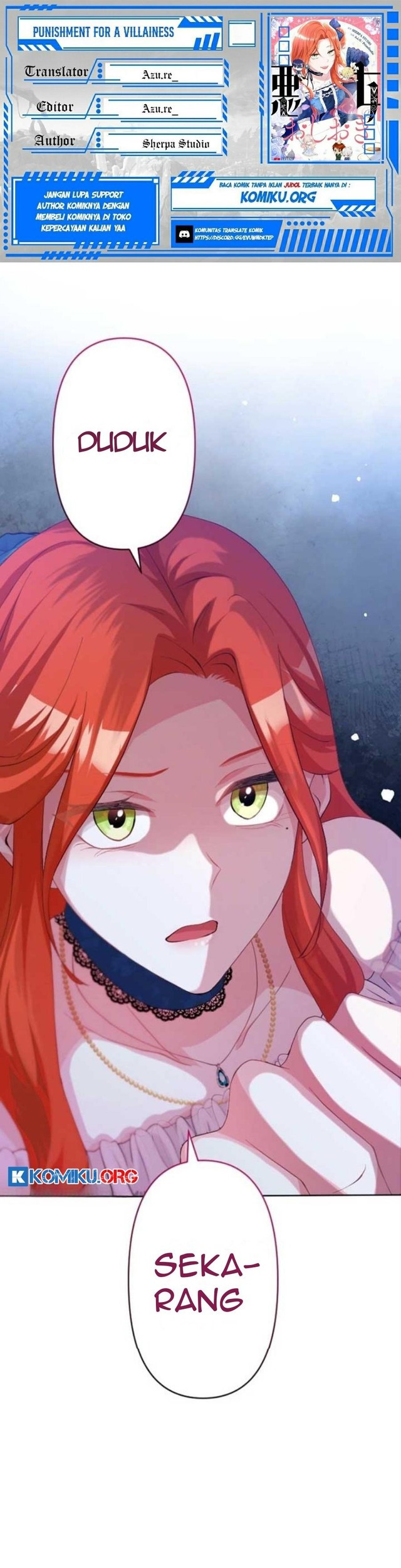 Punishment for a Villainess Chapter 8 - halaman 1