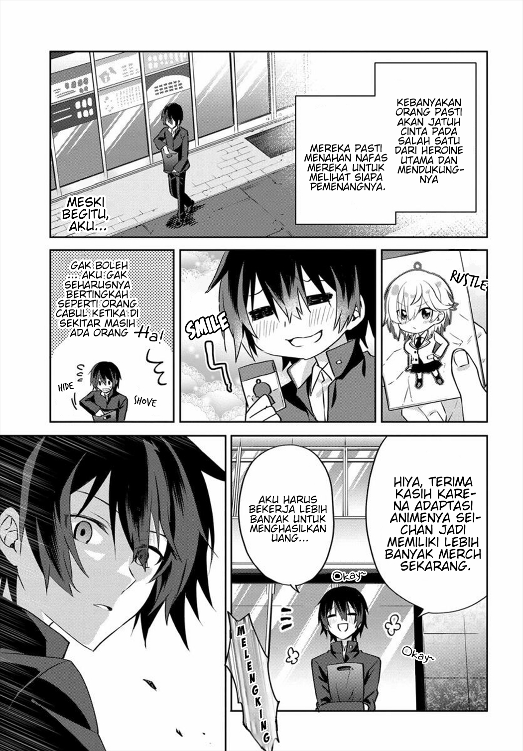 Rabu kome manga ni haitte shimattanode, oshi no make hiroin o zenryoku de shiawaseni suru Chapter 1 - halaman 10
