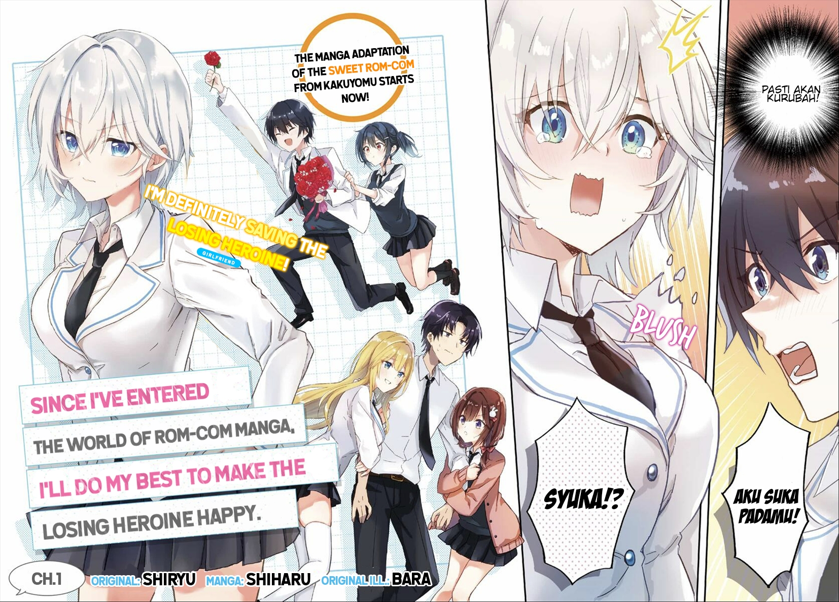 Rabu kome manga ni haitte shimattanode, oshi no make hiroin o zenryoku de shiawaseni suru Chapter 1 - halaman 6