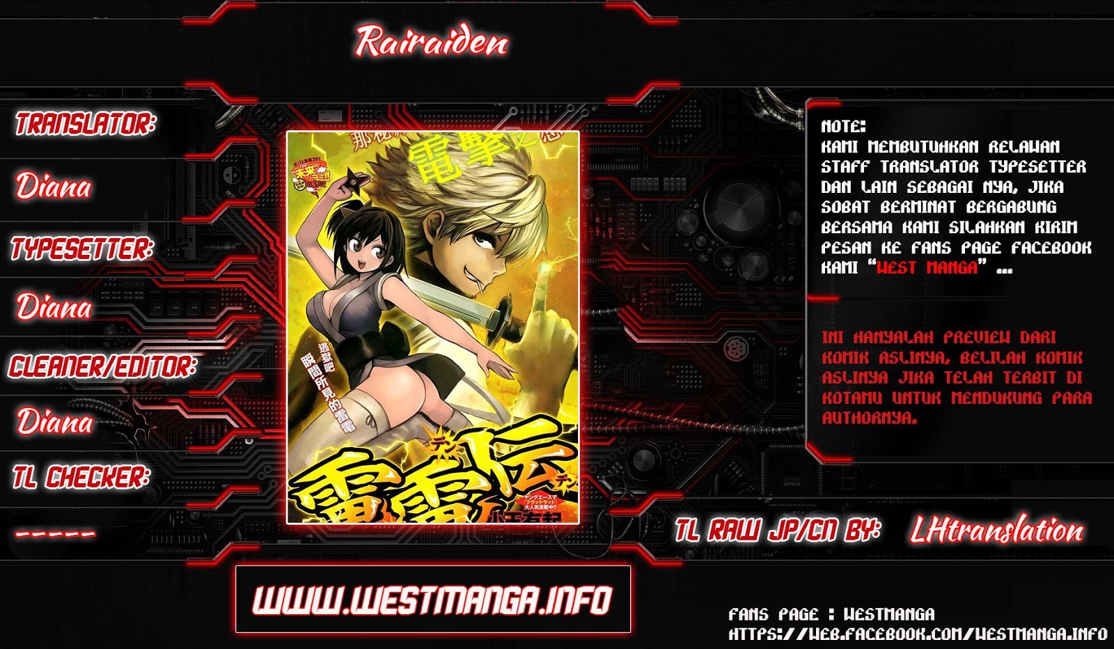 Rairaiden Chapter 1 - halaman 3