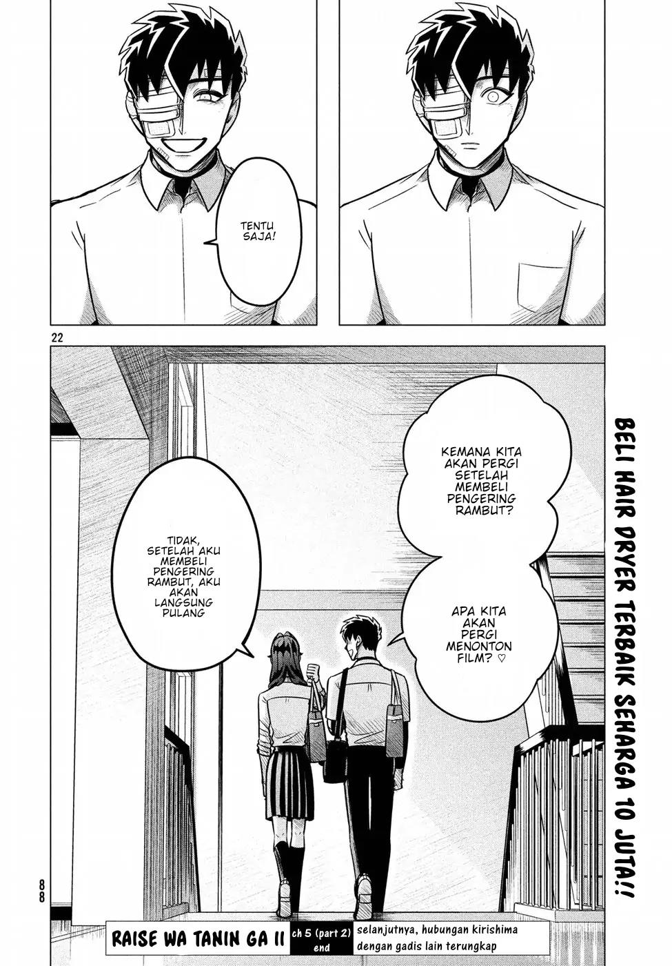 Raise wa Tanin ga Ii Chapter 5.2 - halaman 22