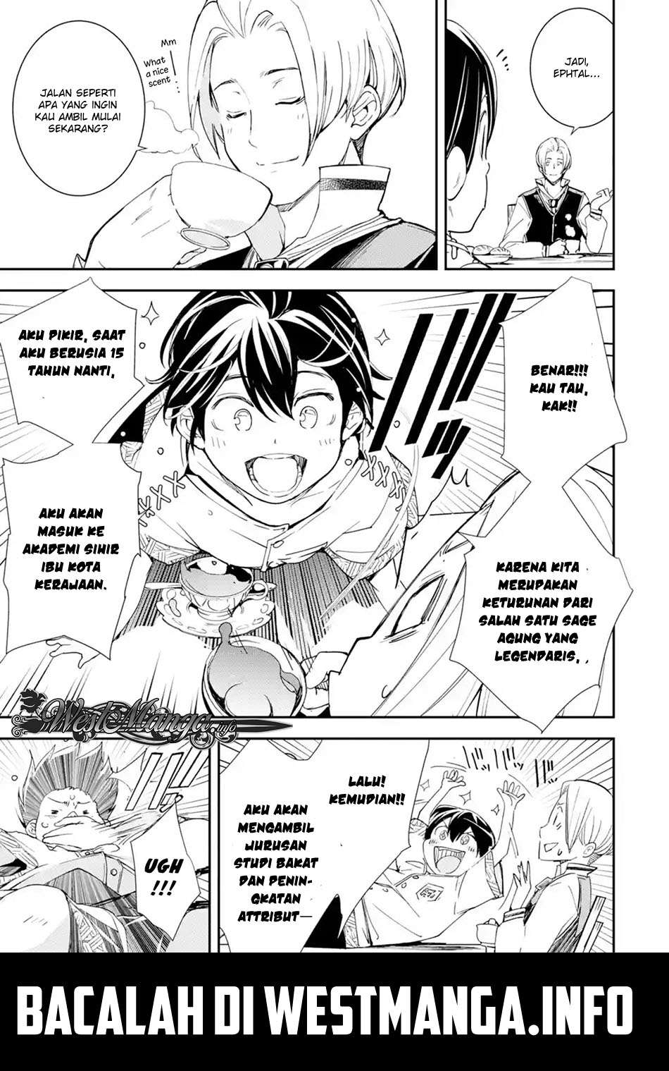 Rakudai Kenja Gakuin no Msou ~ Nidome no Tensei, S Rank Cheat Majutsushi Boukenroku Chapter 2.1 - halaman 12