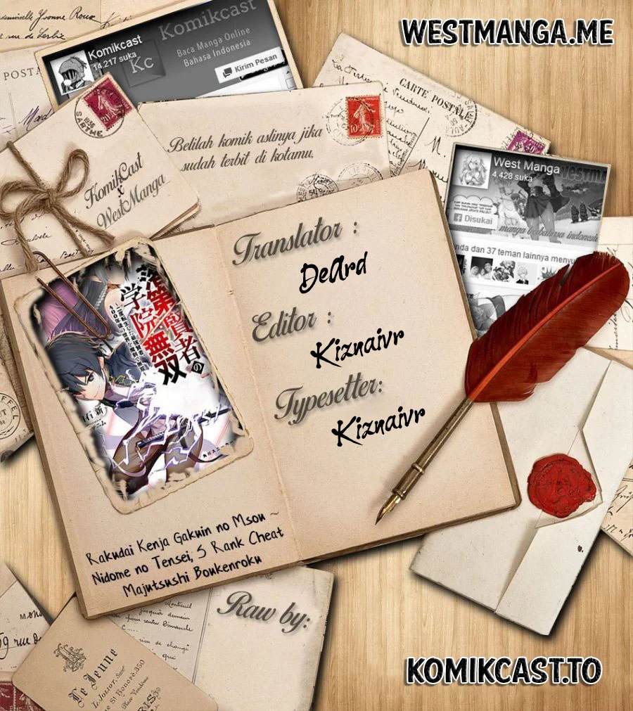 Rakudai Kenja Gakuin no Msou ~ Nidome no Tensei, S Rank Cheat Majutsushi Boukenroku Chapter 21 - halaman 1