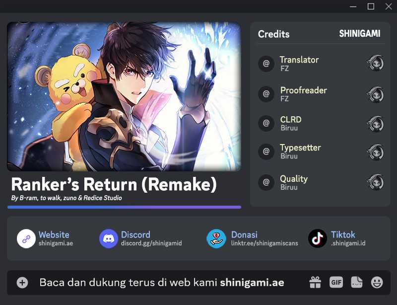 Ranker’s Return (Remake) Chapter 160 - halaman 1