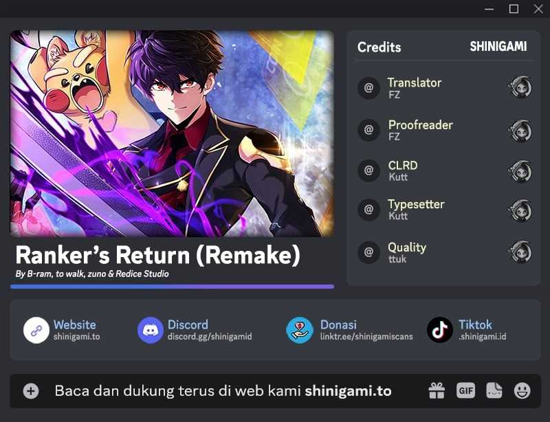 Ranker’s Return (Remake) Chapter 208 - halaman 1