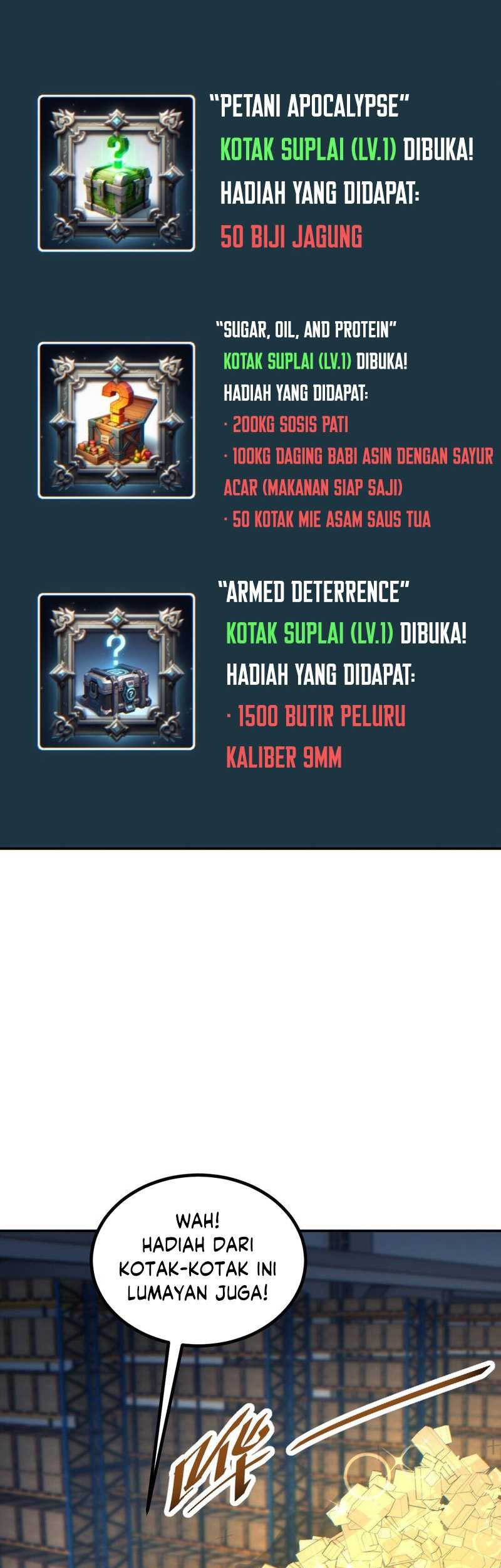 Rebirth in the Apocalypse: I Reach the Top by Opening Boxes Chapter 11 - halaman 41