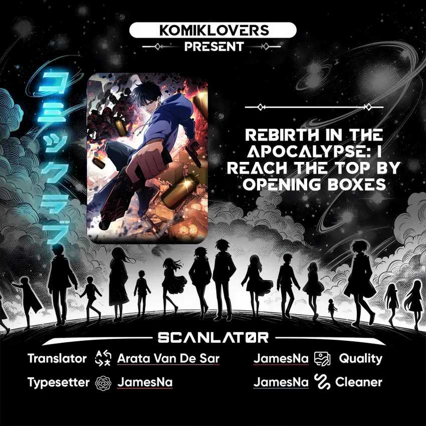 Rebirth in the Apocalypse: I Reach the Top by Opening Boxes Chapter 2 - halaman 1