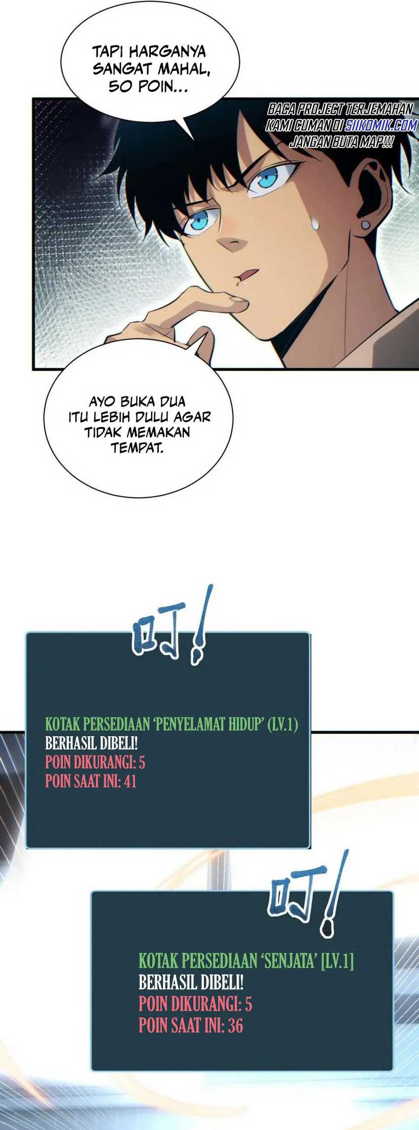 Rebirth in the Apocalypse: I Reach the Top by Opening Boxes Chapter 23 - halaman 44