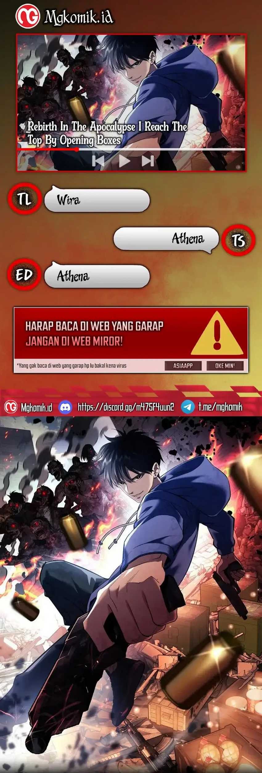 Rebirth in the Apocalypse: I Reach the Top by Opening Boxes Chapter 38 - halaman 1