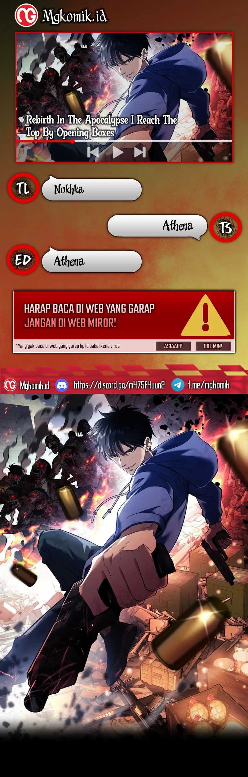 Rebirth in the Apocalypse: I Reach the Top by Opening Boxes Chapter 40 - halaman 1