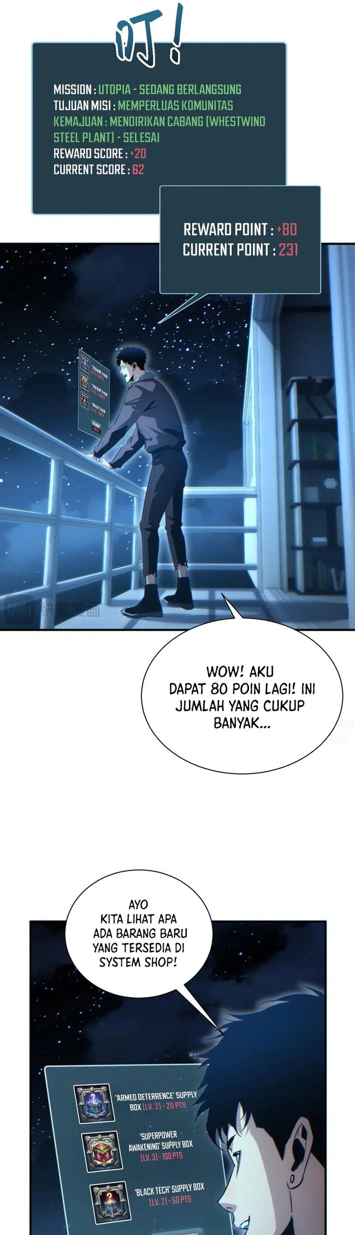 Rebirth in the Apocalypse: I Reach the Top by Opening Boxes Chapter 45 - halaman 50