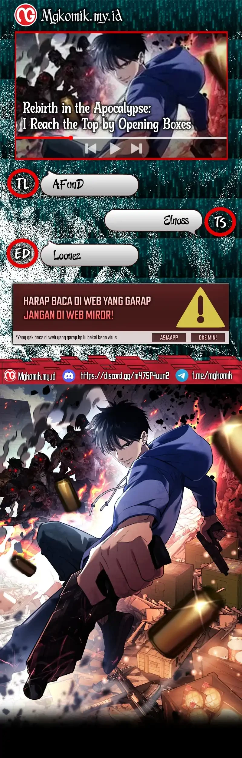 Rebirth in the Apocalypse: I Reach the Top by Opening Boxes Chapter 65 - halaman 1