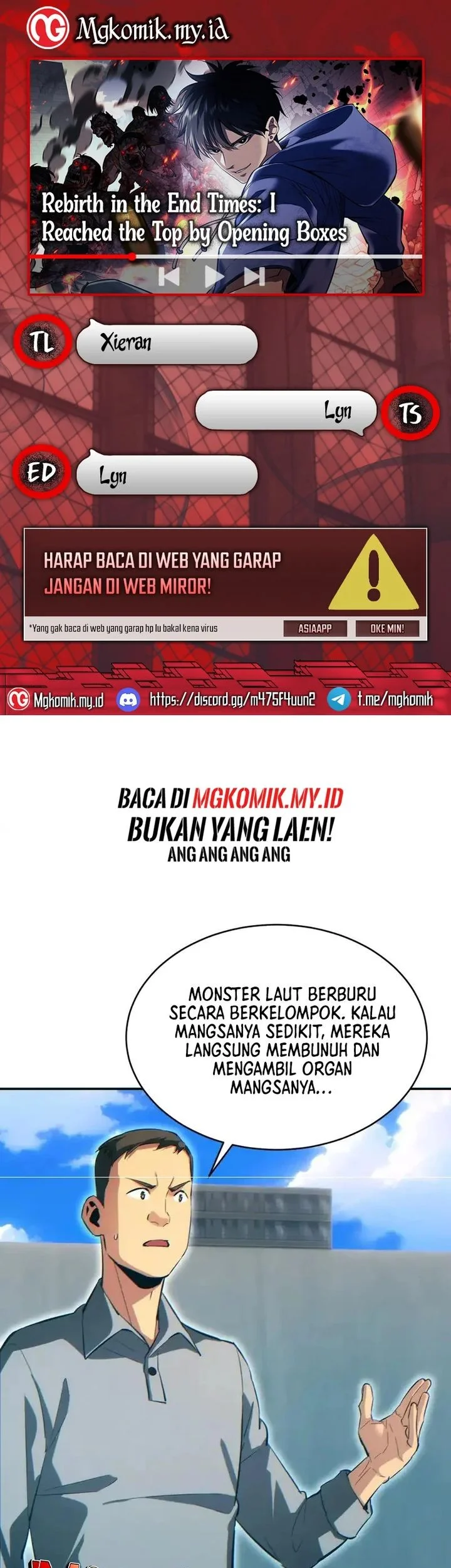 Rebirth in the Apocalypse: I Reach the Top by Opening Boxes Chapter 82 - halaman 1