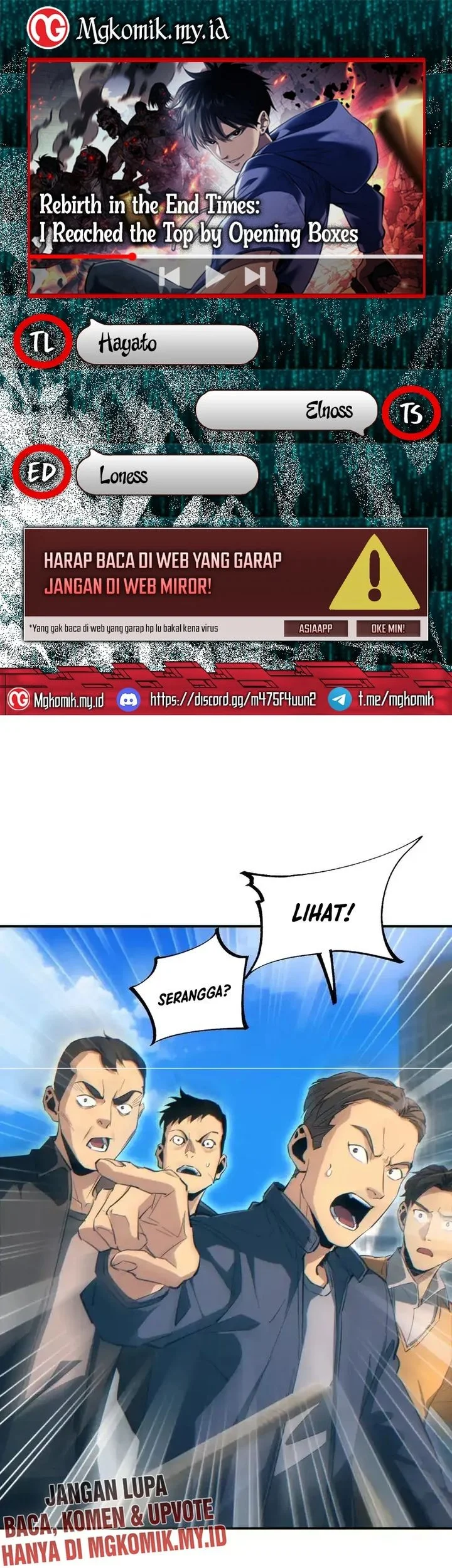 Rebirth in the Apocalypse: I Reach the Top by Opening Boxes Chapter 84 - halaman 1